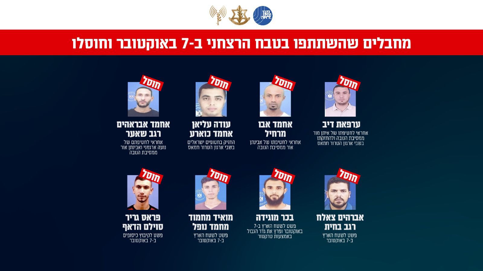 Eliminated terrorists