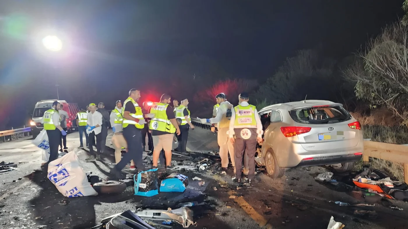 Scene of the deadly crash