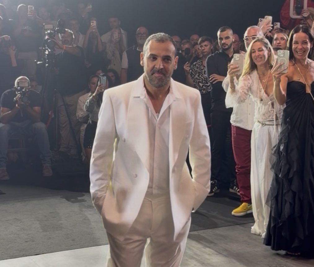 Former Hostage Eli Sharabi in Tel Aviv Fashion Week
