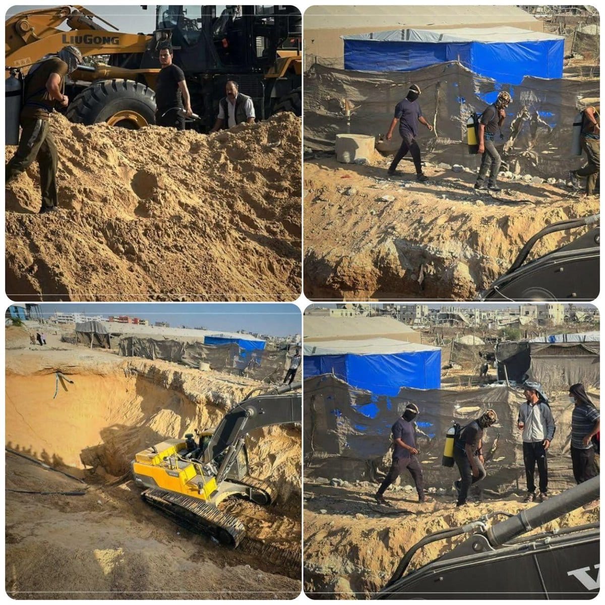 Hamas gets into tunnel to search for Israeli body