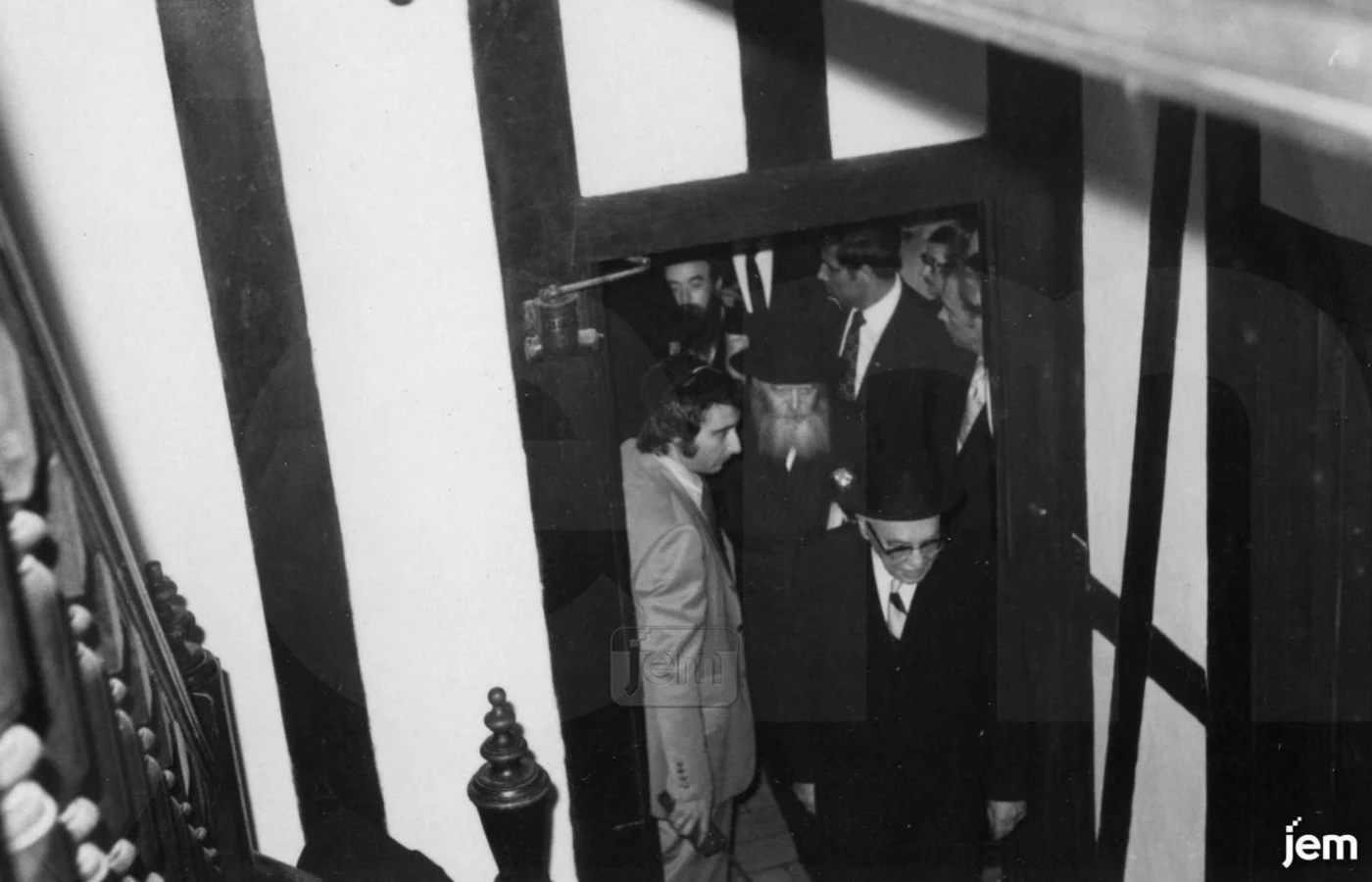 Former President Shazar visits 770