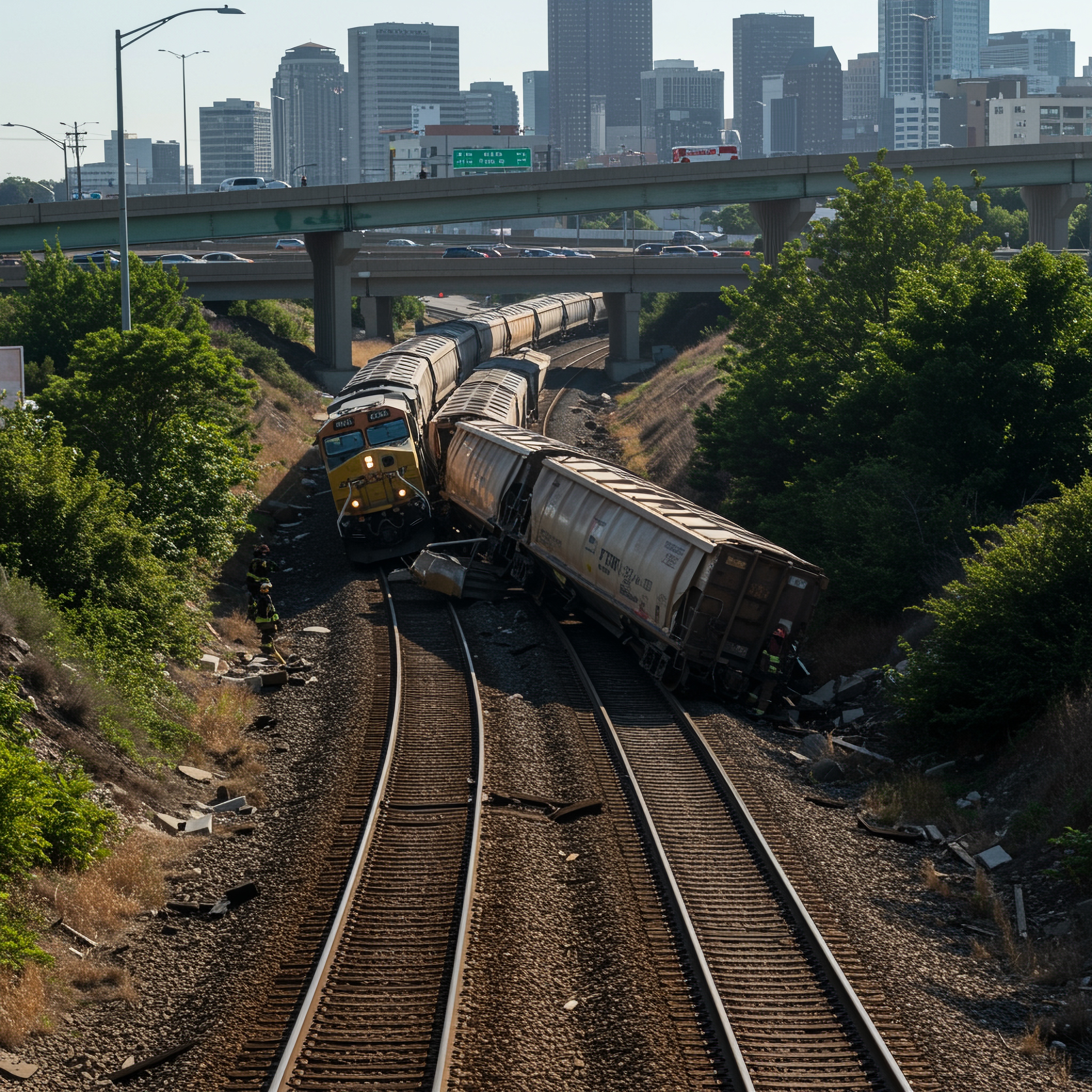 Derailed Train
