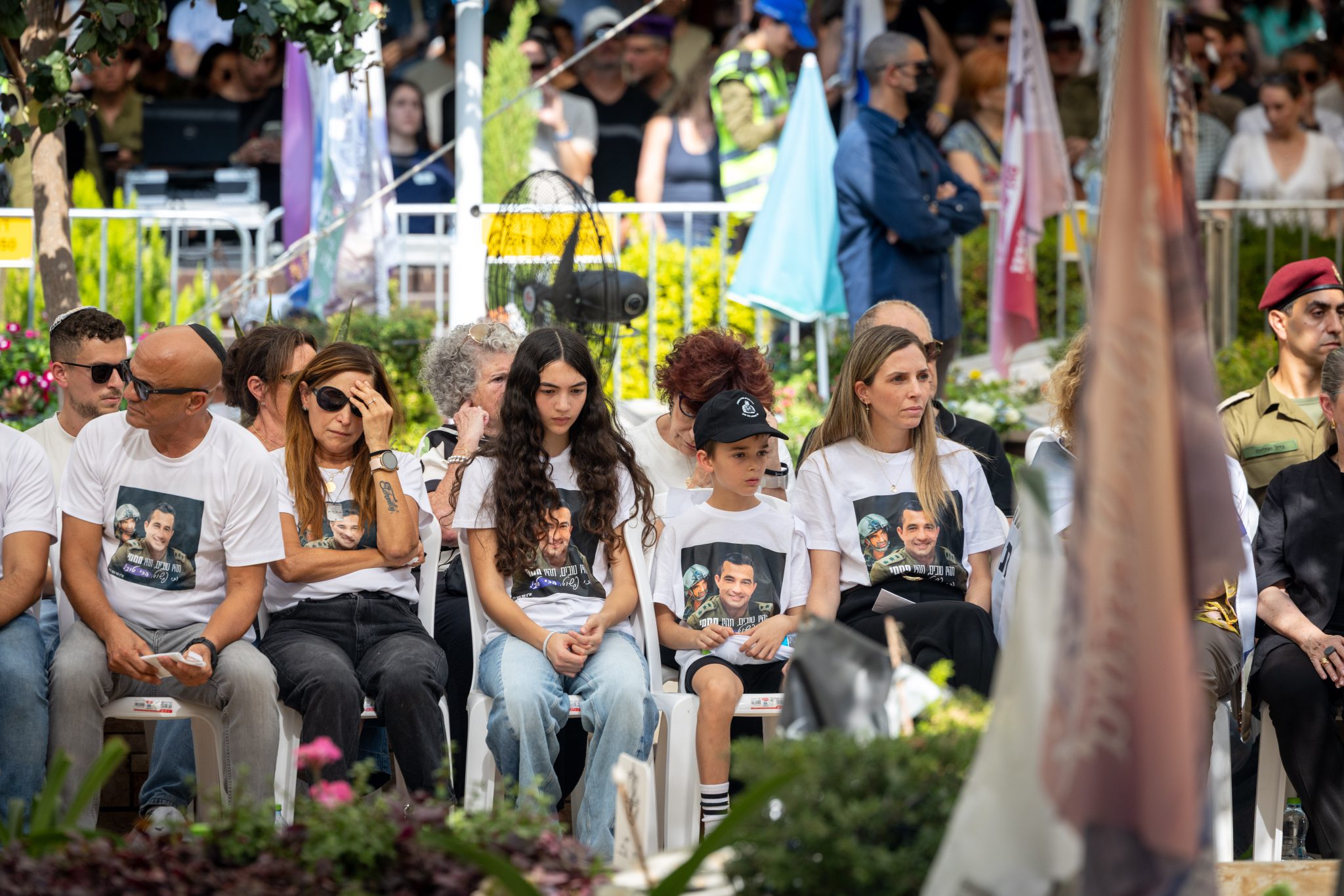 Asaf Hamami's family attends his funeral