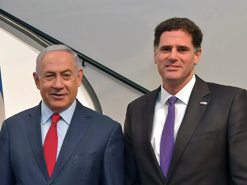 Prime Minister Benjamin Netanyahu and Minister Ron Dermer