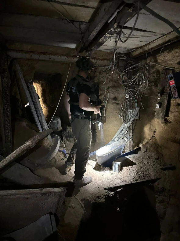 IDF in Hamas tunnels