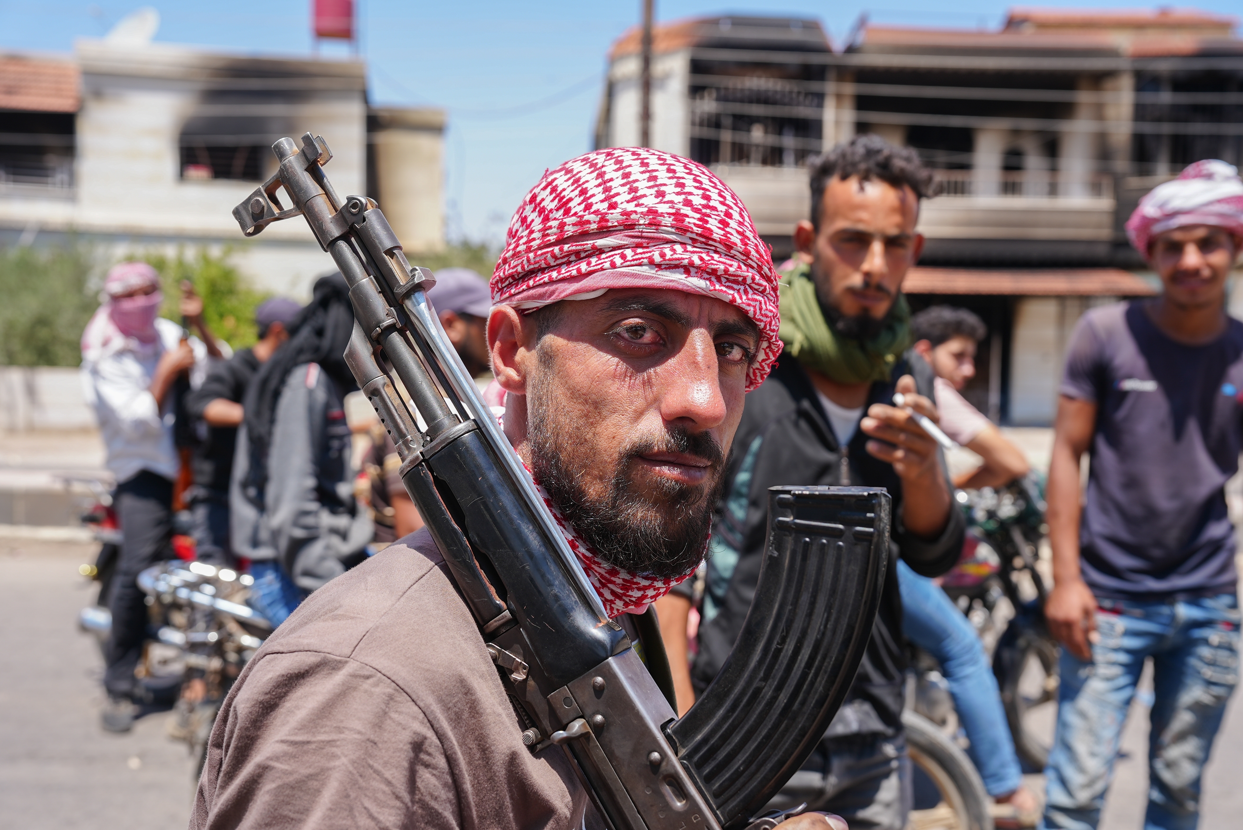 Sectarian violence in Syria. July 20, 2025, Syria.