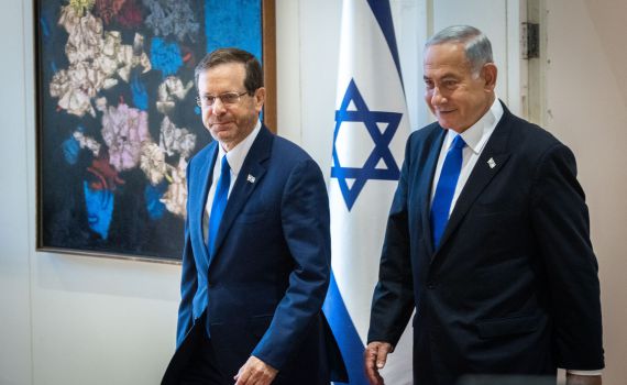 Herzog, Benjamin Netanyahu