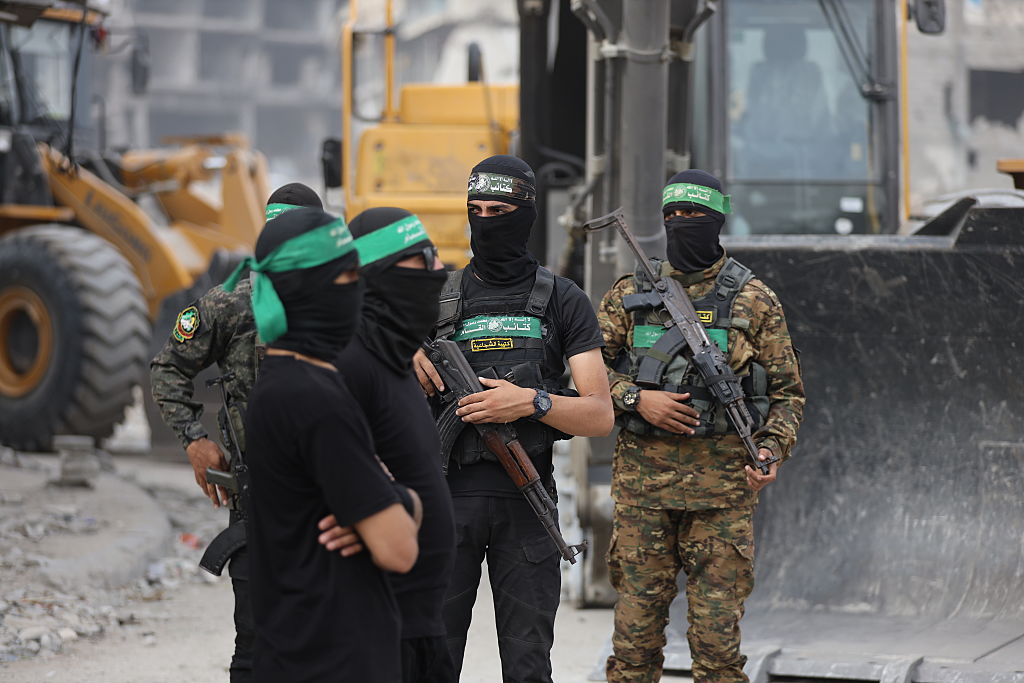 Hamas terrorists in Gaza