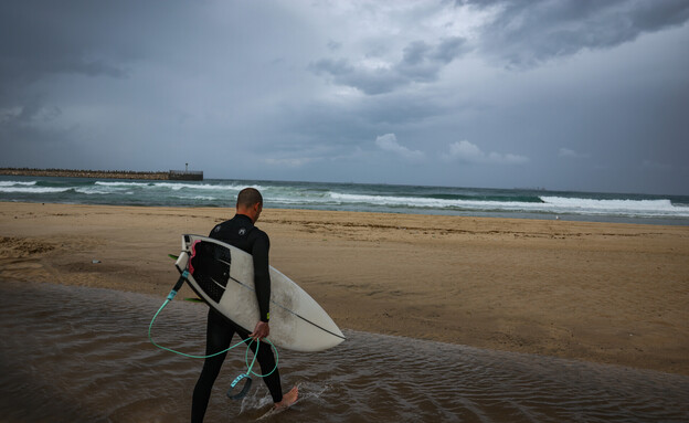 Storm Byron in Israel