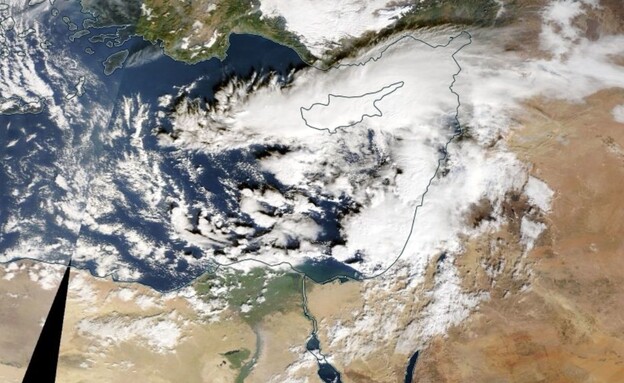 Storm Byron in Israel