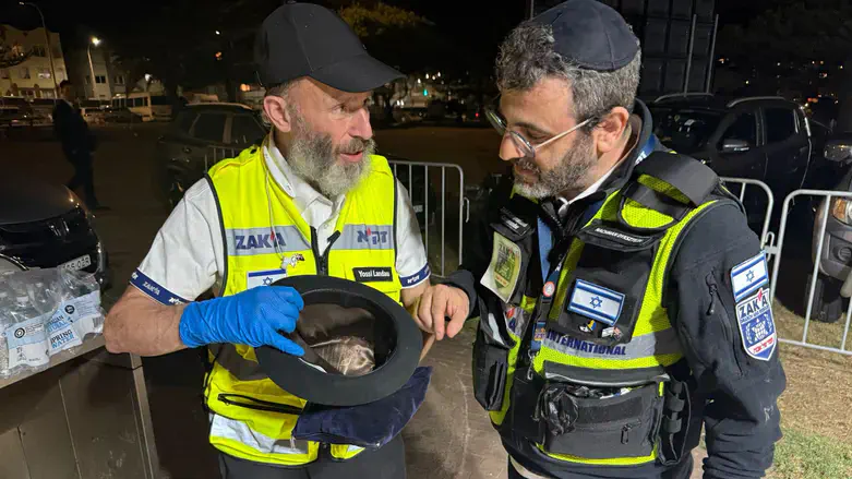 ZAKA at the terror attack scene in Sydney