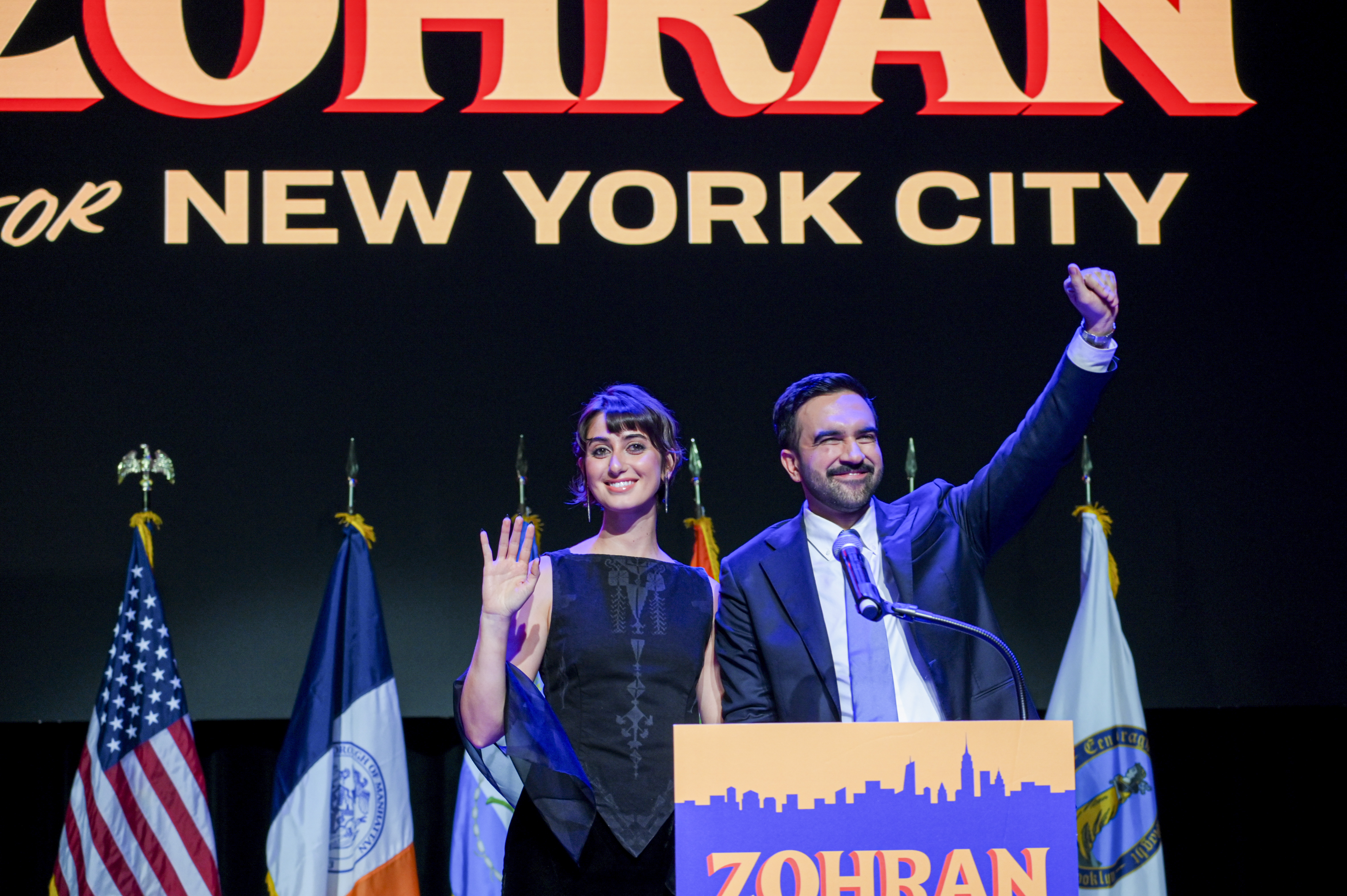 Elected New York City mayor Zohran Mamdani speaks after winning the race during a rally in Brooklyn, New York, U.S., November 4, 2025.