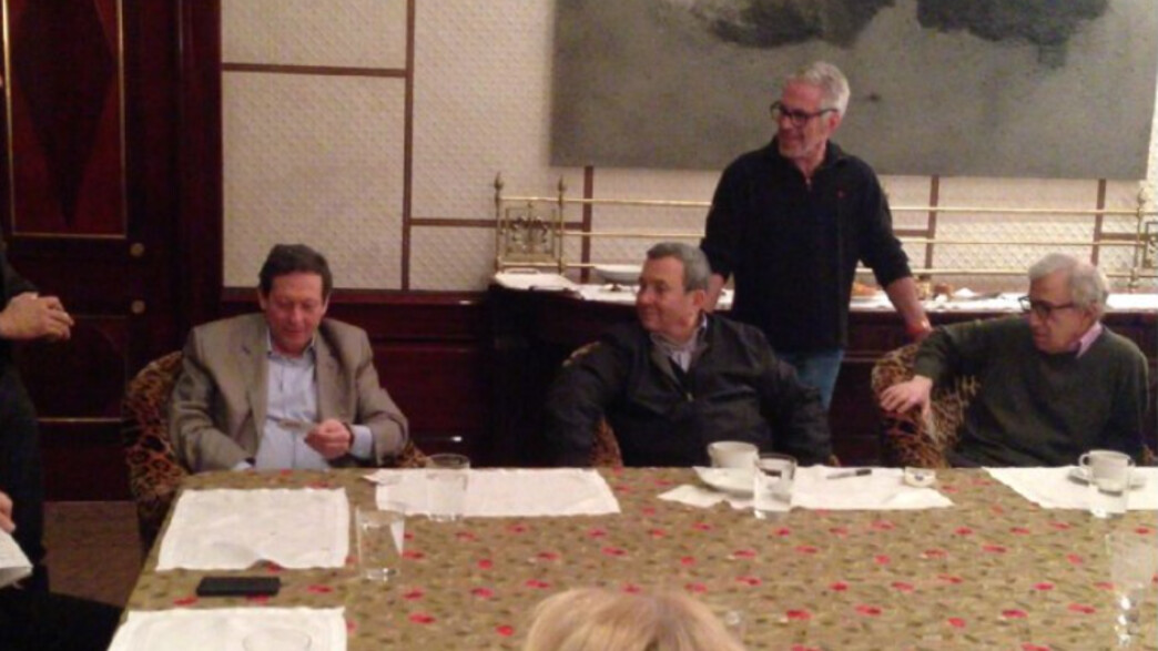 Ehud Barak Pictured with Jeffrey Epstein and Woody Allen