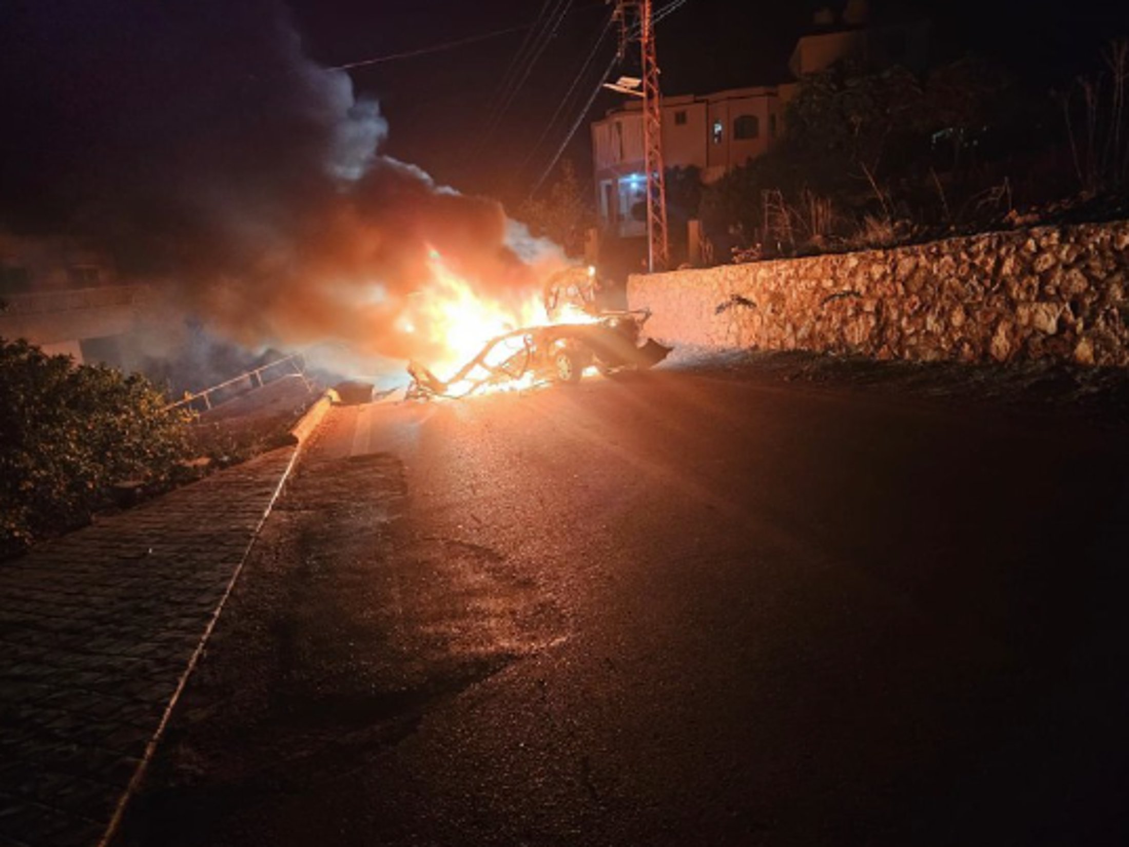 Israeli airstrikes in Lebanon.