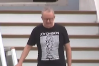 Australian PM Albanese Under Fire for Wearing 'Joy Division' T-Shirt Linked to Nazi Atrocities