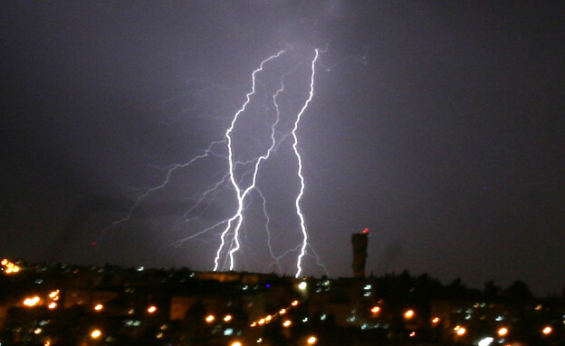 Thunderstorms in Israel