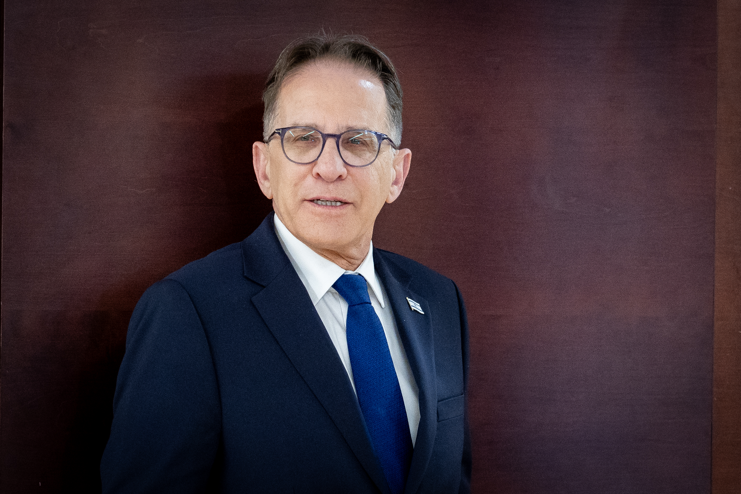 Prime Minister's Chief of Staff Tzachi Braverman seen at the Knesset, the Israeli parliament in Jerusalem, March 13, 2024.