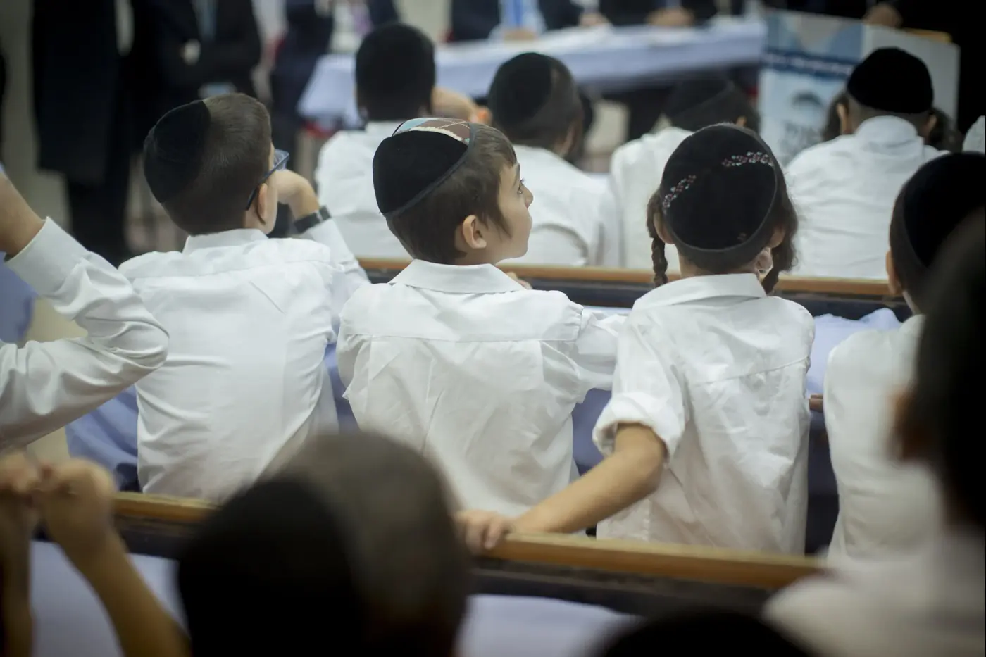 Haredi children in religious schools