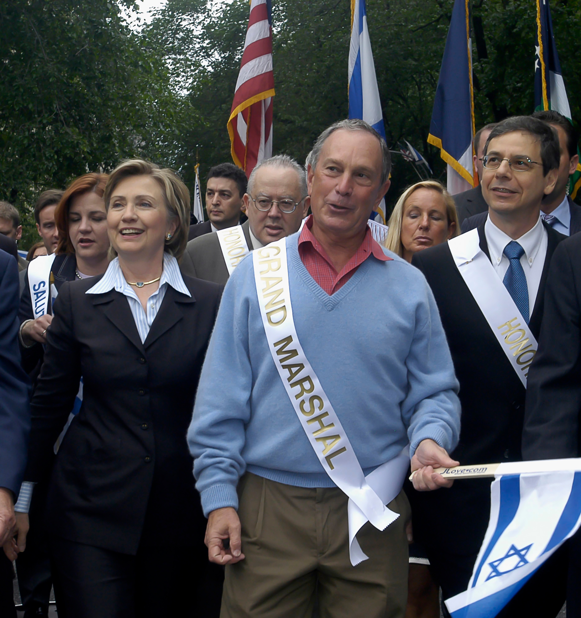 Then-Mayor Michael Bloomberg at the 2006 Salute to Israel Parade, NYC.