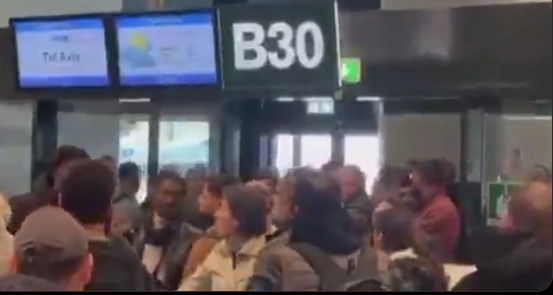 Pro-Palestine Protesters Disrupt Tel Aviv-Bound Flight at Milan Airport, Causing Two-Hour Delay