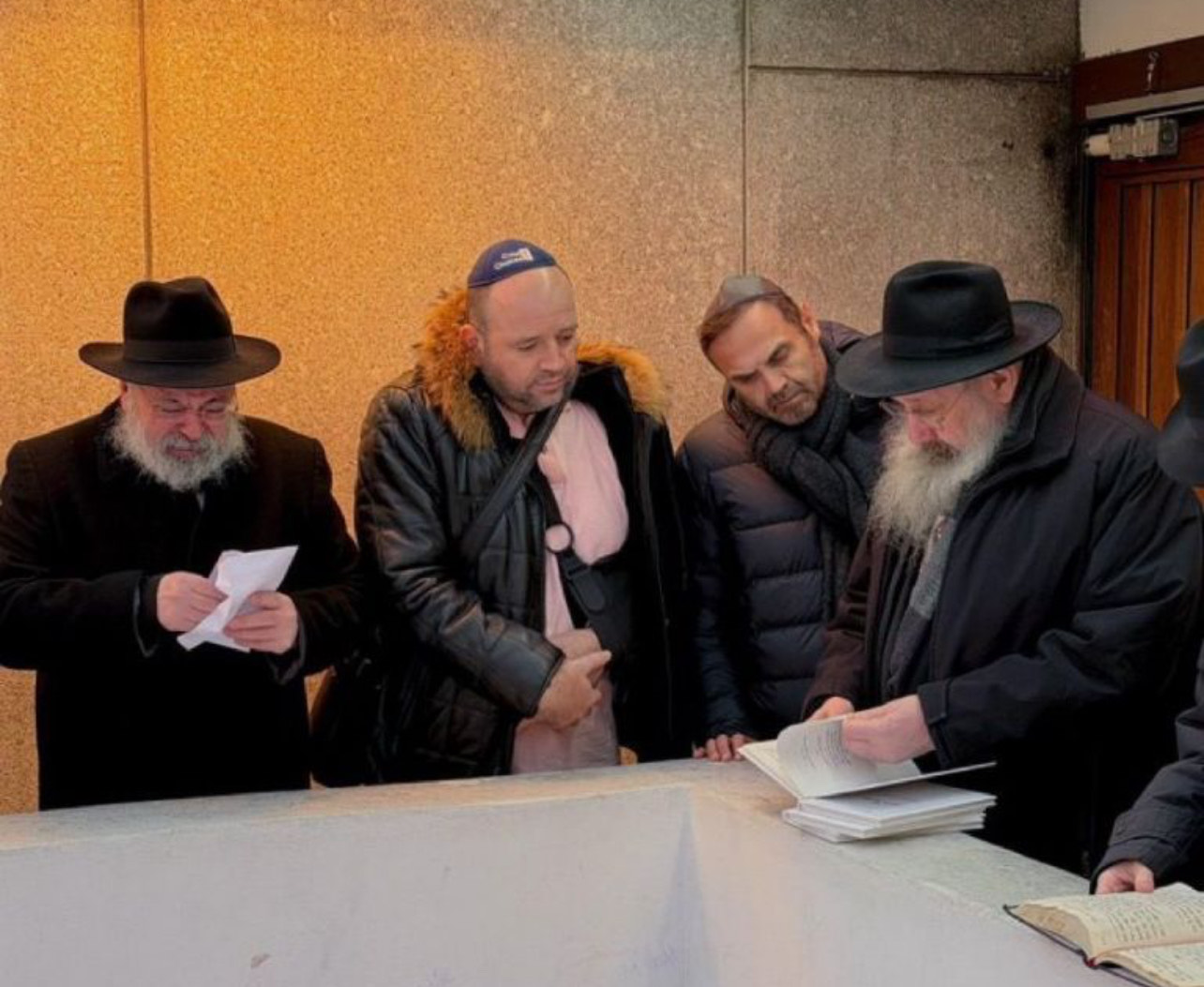 Ahmed al-Ahmed joined Rabbi Yehoram Ulman of Chabad of Bondi