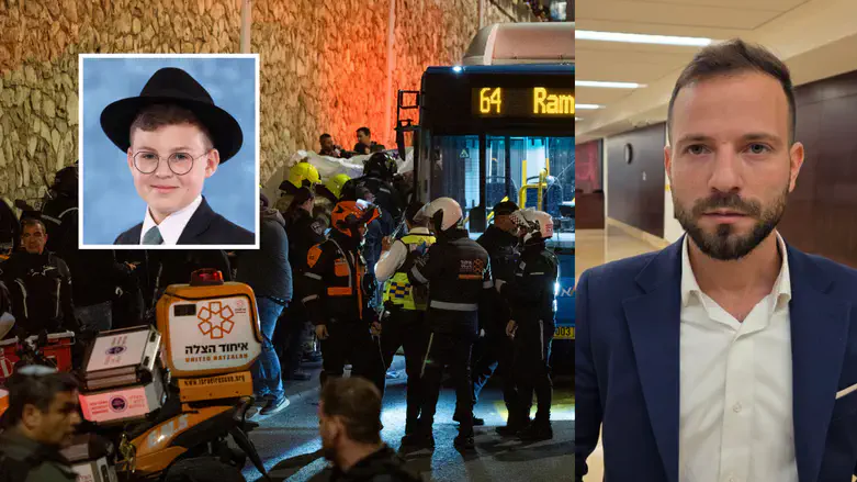 Yisrael Diskind and Yosef Eisental, and the scene of the ramming