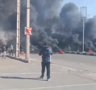 Anti-regime protests in Shiraz, Iran