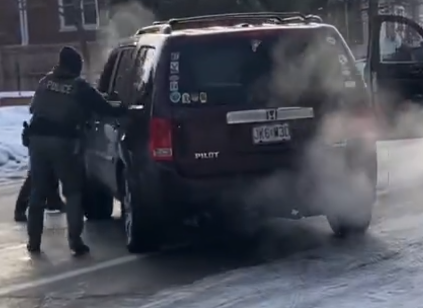 Scene of the shooting in Minneapolis