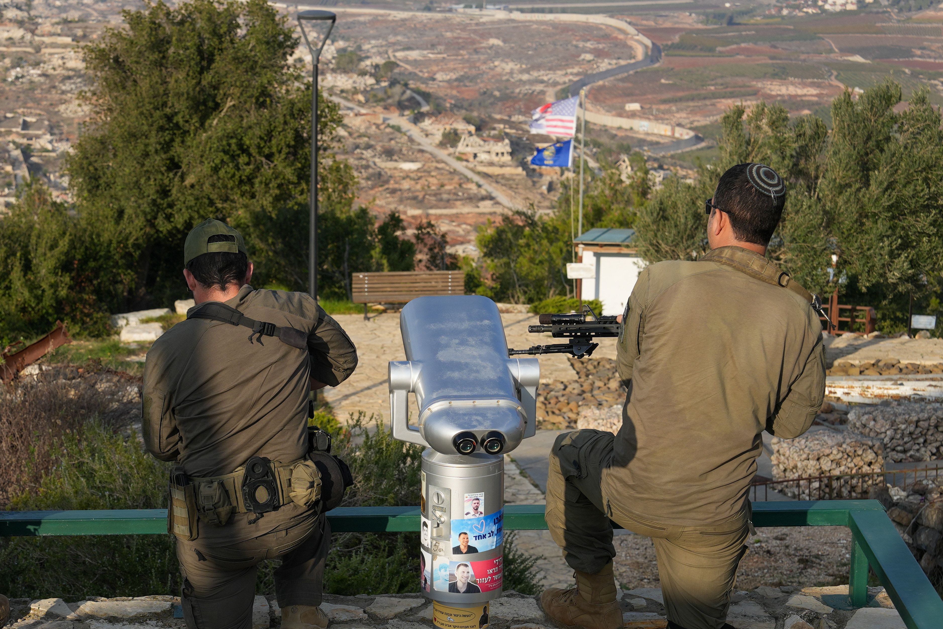 IDF soldiers near Israel-Lebanon border, December 2025