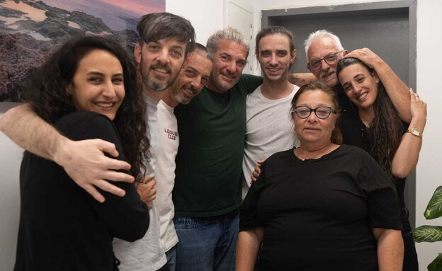 The Cunio brothers reuniting with their family 