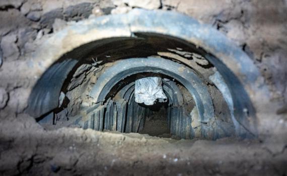 Hamas tunnels in Gaza