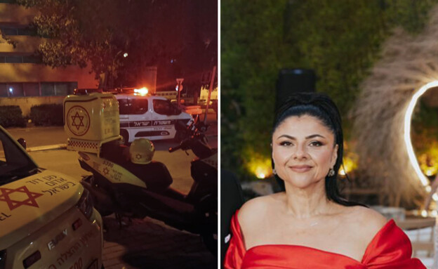 Scene of the murder of 49 year old Inna Danilov (right)