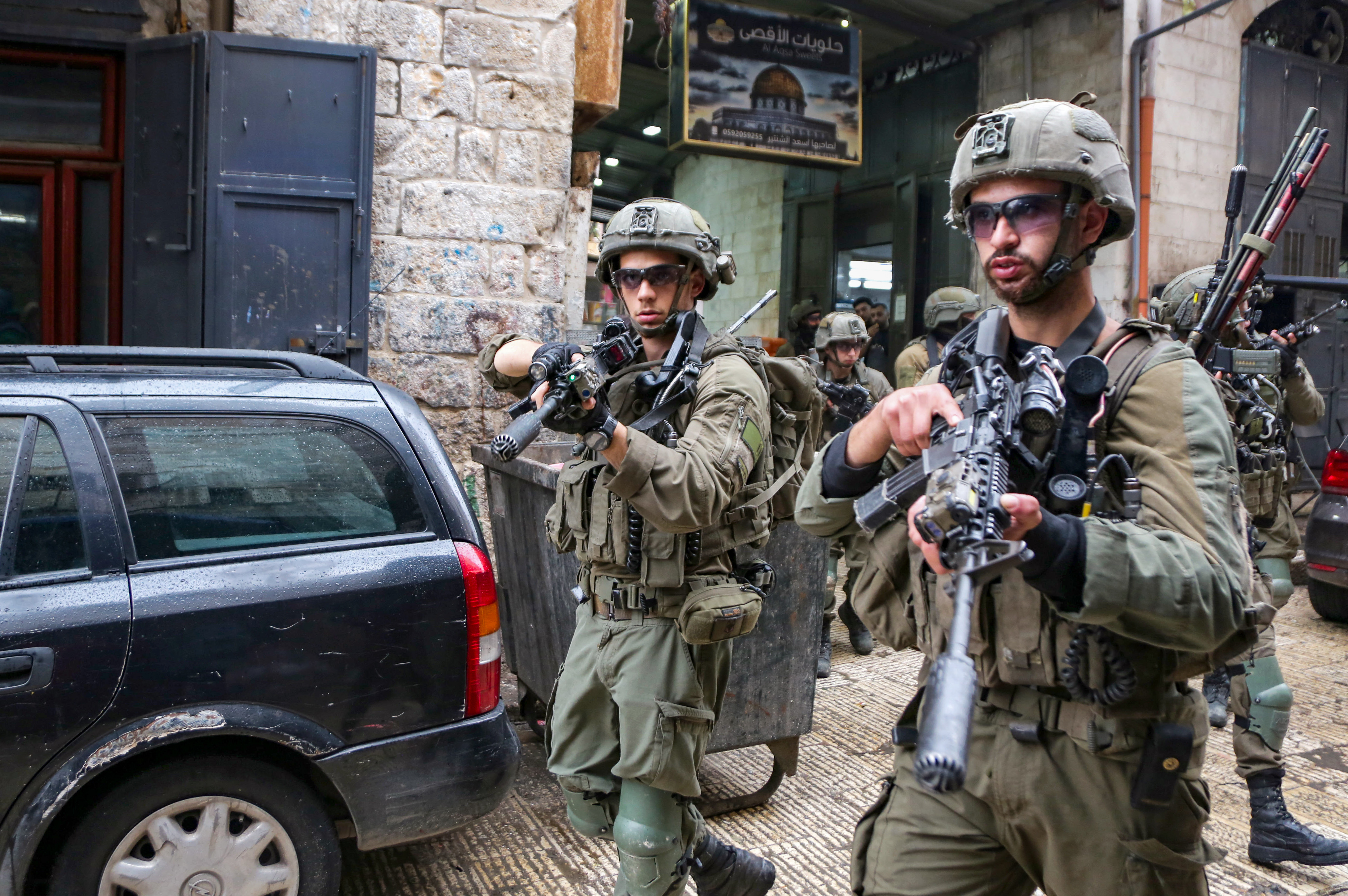 IDF soldiers operating in Nablus, January 2026