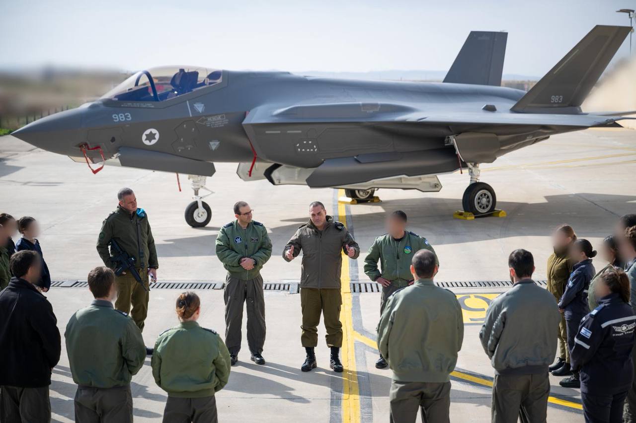 IDF Chief of staff visiting Nevatim Air Force Base