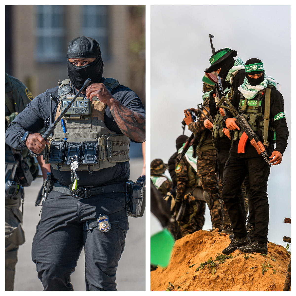 ICE agent, Hamas terrorist