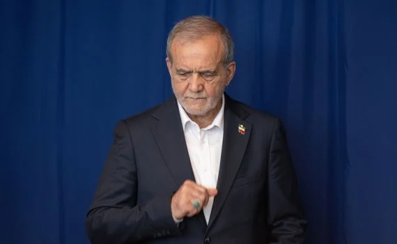 Iranian President Masoud Pezeshkian