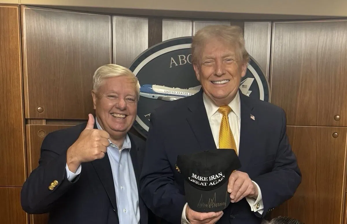 Lindsey Garahm with President Trump