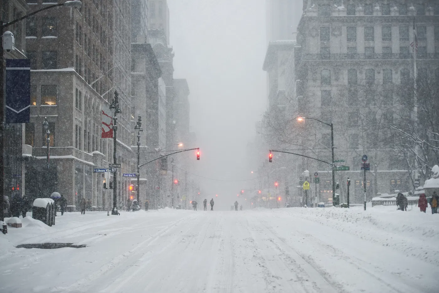 Snow in Manhattan