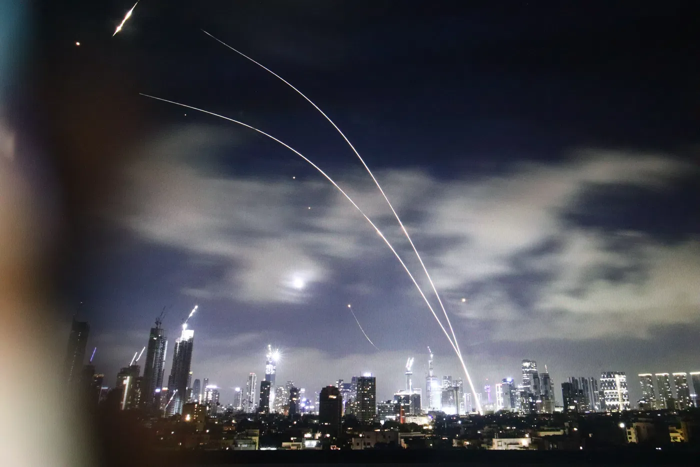 Iranian missiles attack Israel during Operation Rising Lion, June 2025