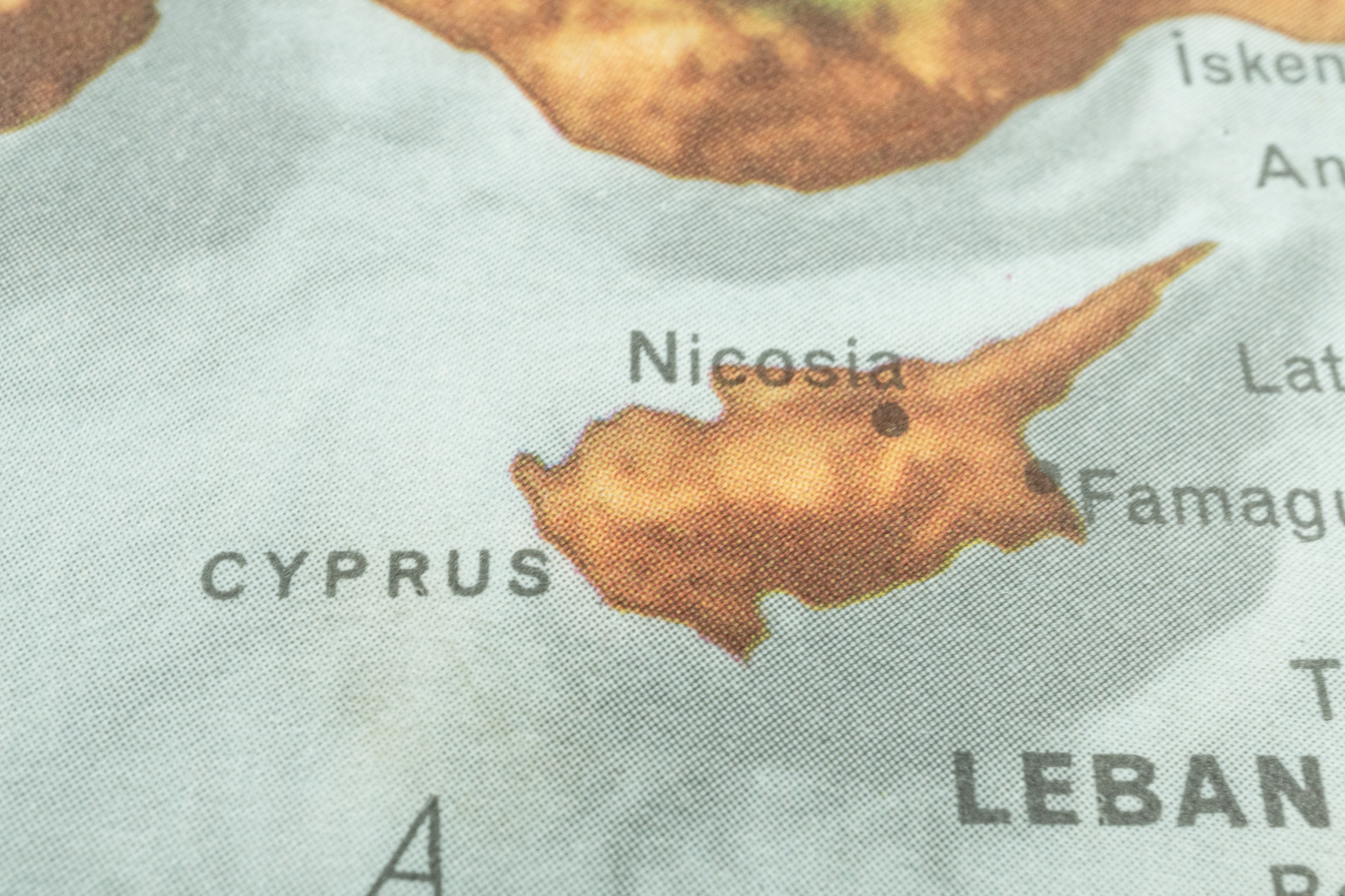 Map of the Mediterranean