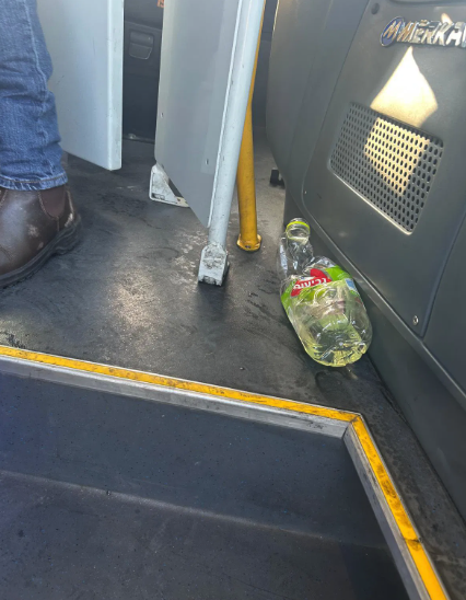 Attempted Arson on Public Bus: