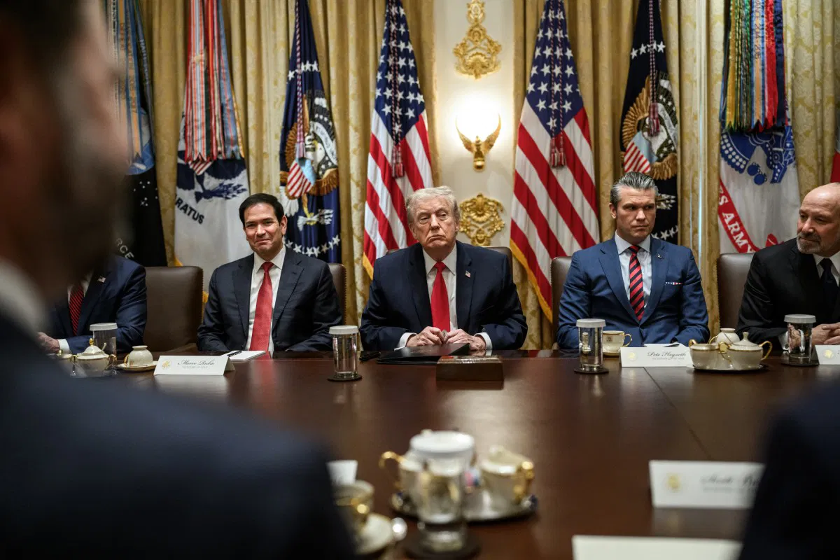 President Donald Trump in the White House