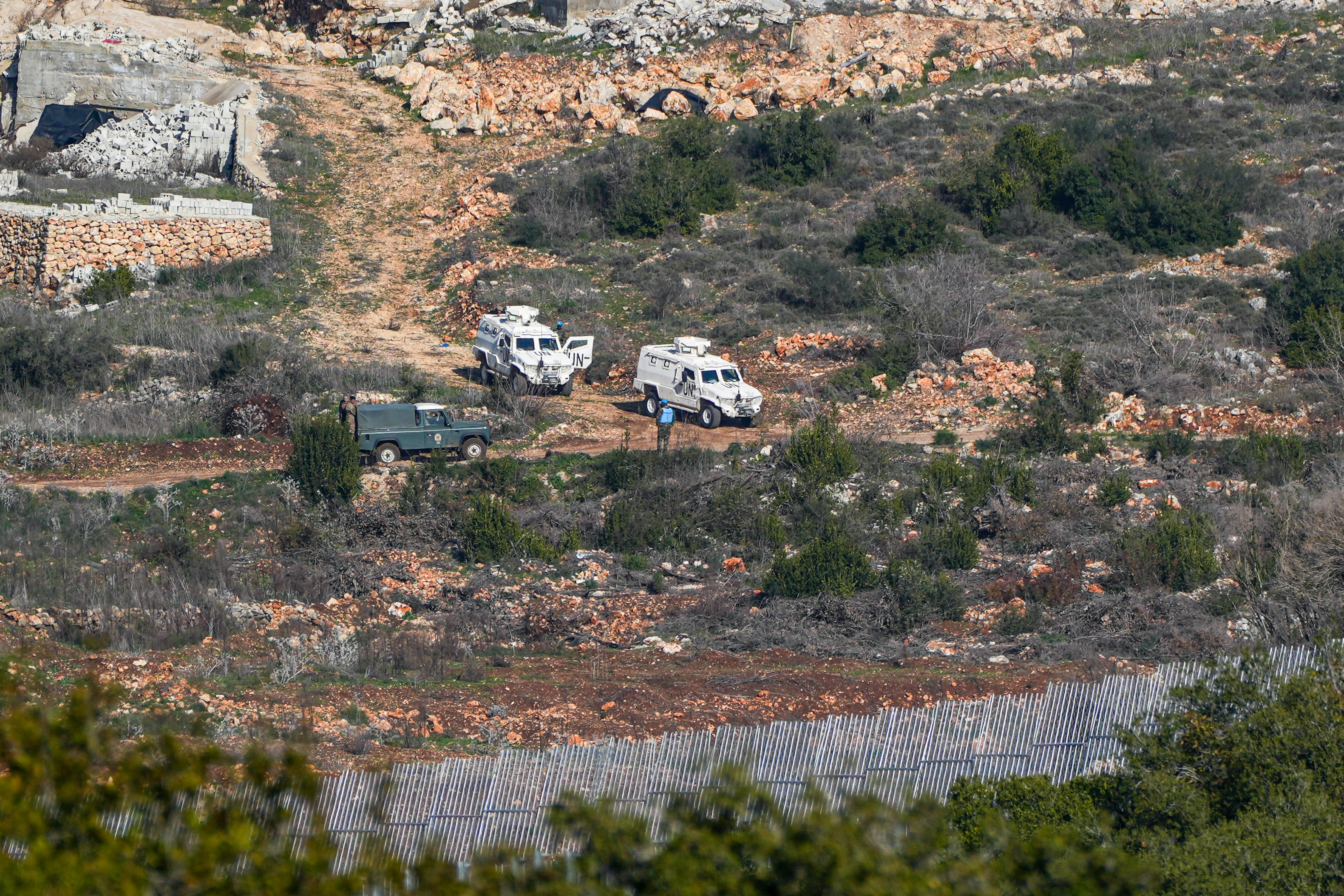 UN Pecaekeepers, Lebanese army patrol, January 2026