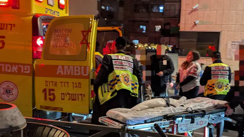 Scene of the Ambulance accident in Jerusalem