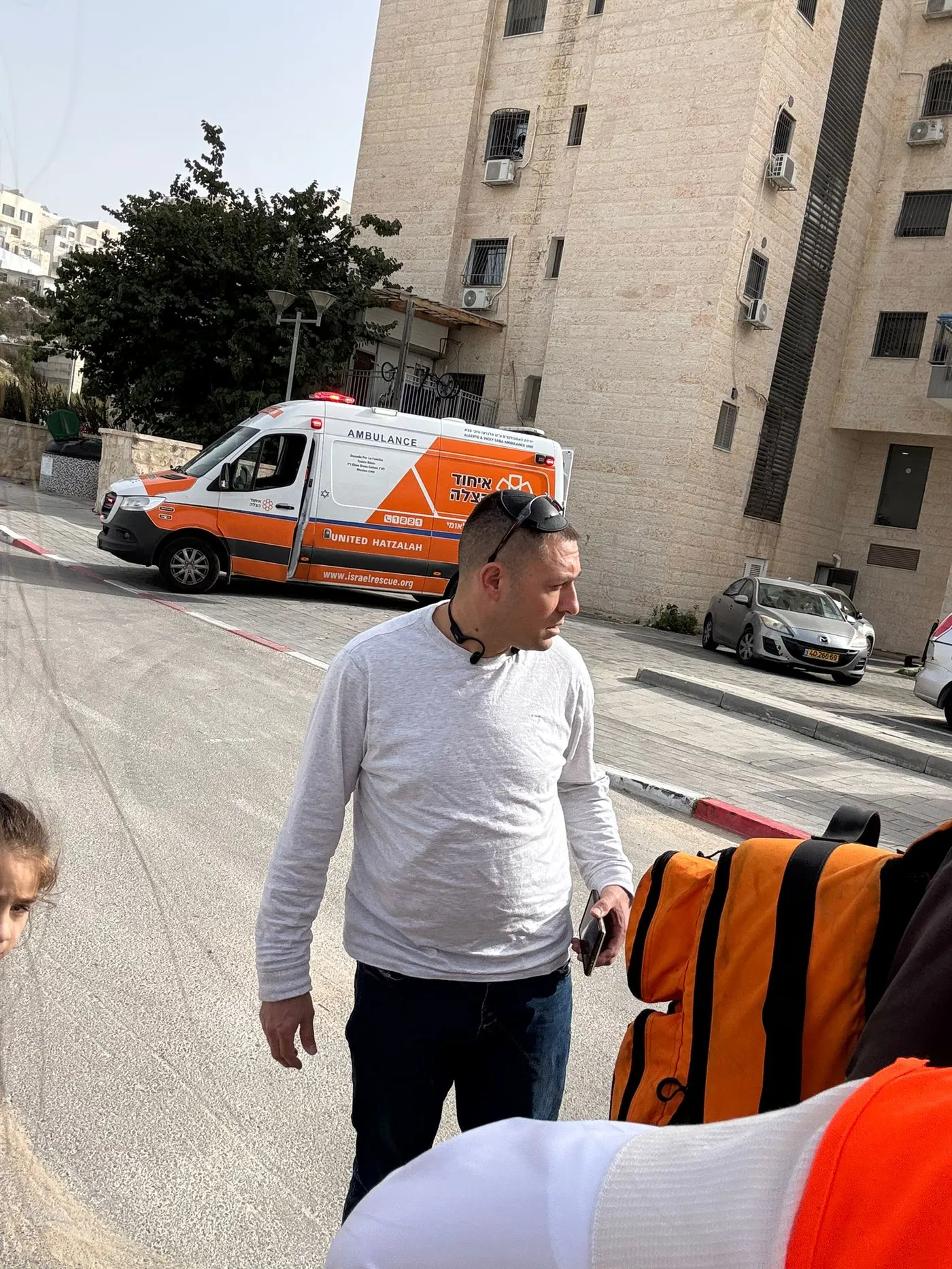 Scene of the emrgency