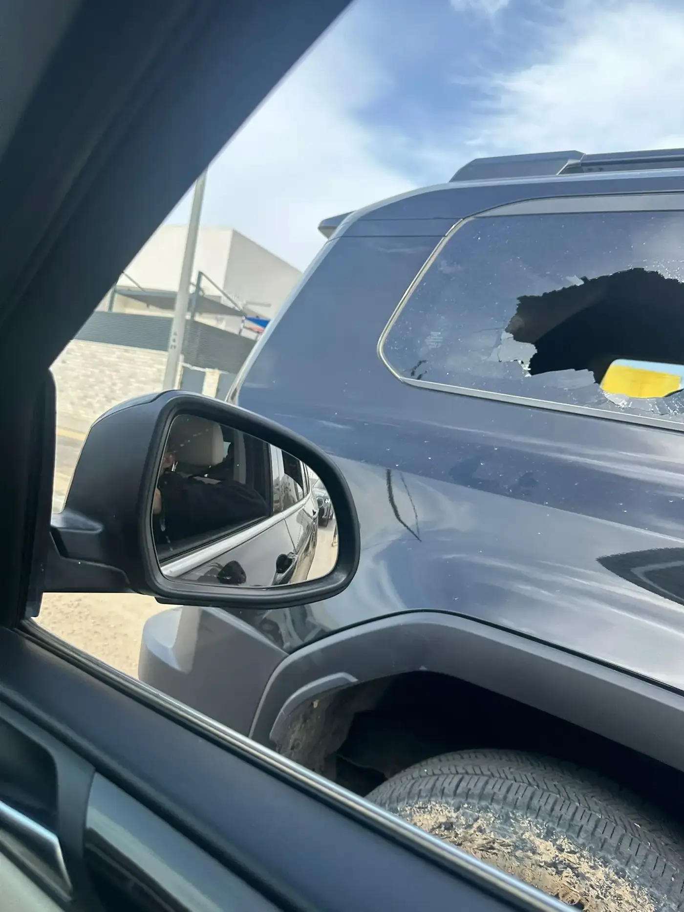 Smashed windows from the clan brawl