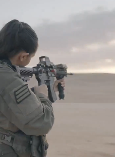 IDF female combat soldier