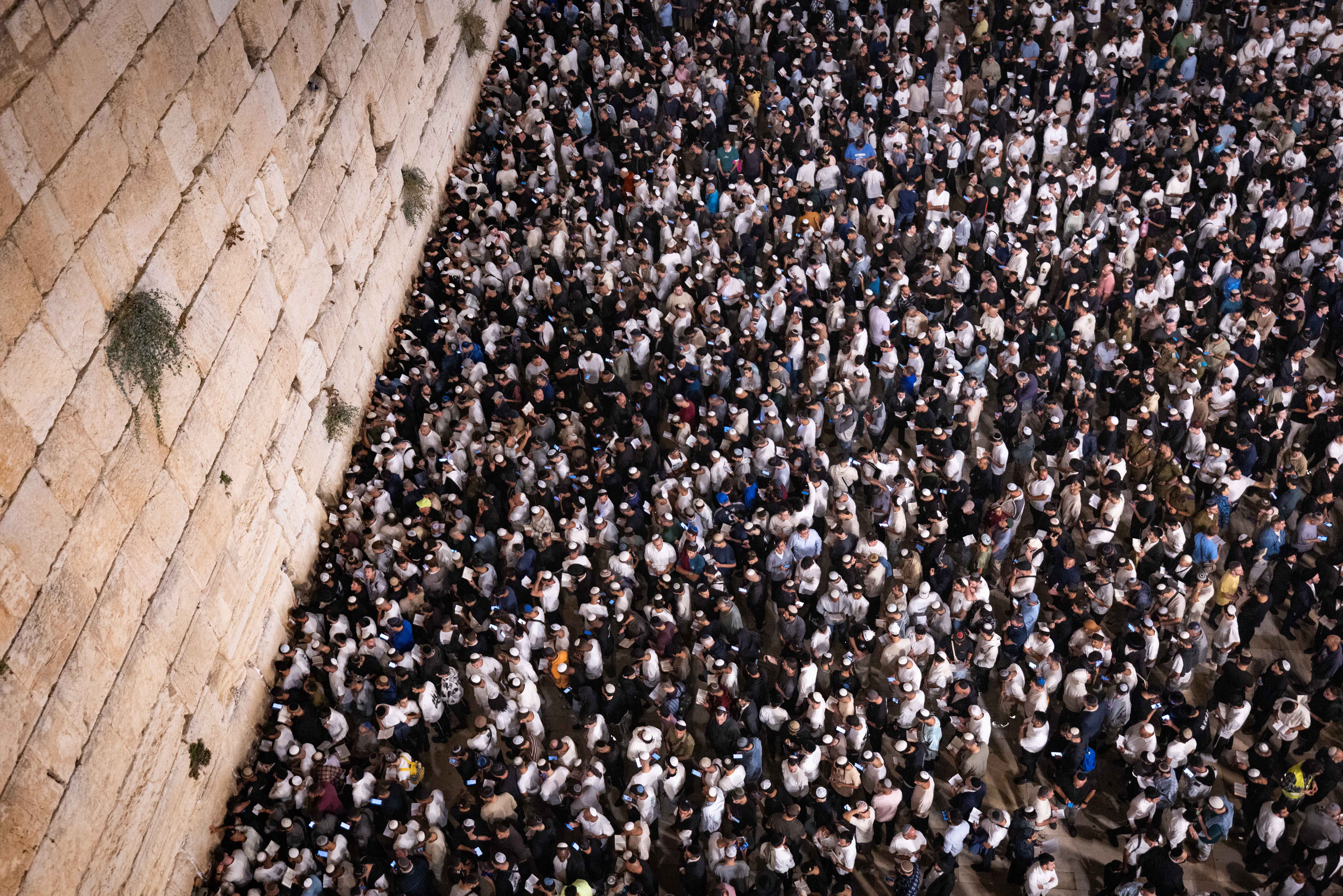 Slichot at the Western Wall, October 1, 2025
