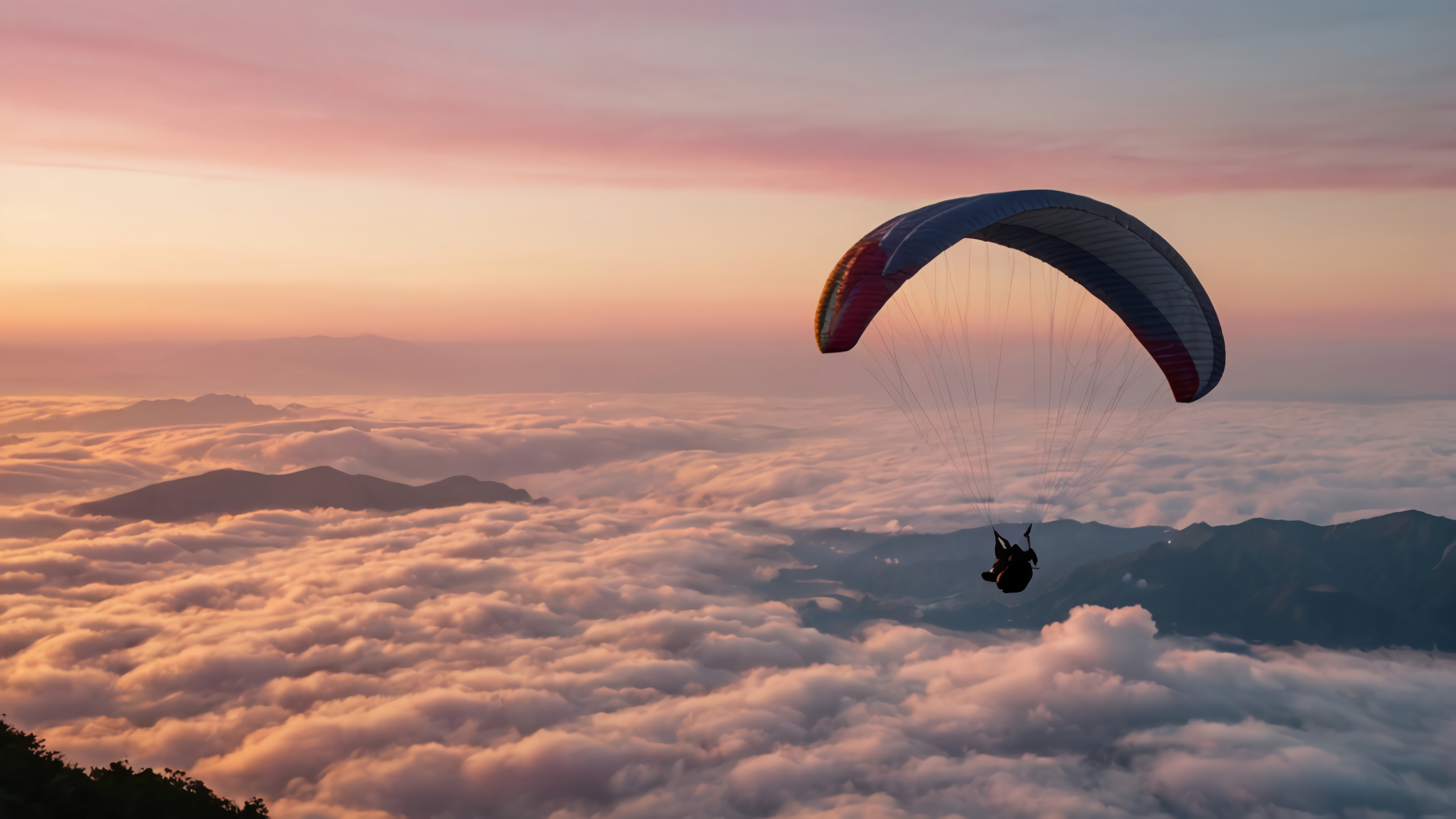 Illsutrative: Paraglider