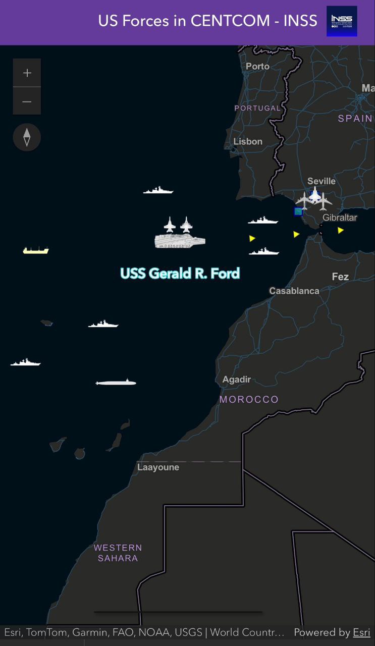Military buildup in the Middle East, February 2026